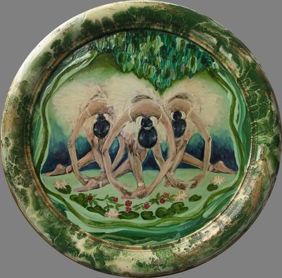 رقصة البجعة - ثلاث راقصات- بواسطة 