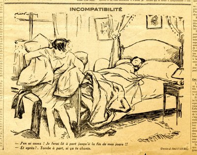 صريح ، ساخر في أبيض وأسود بواسطة جول هابيل فافر