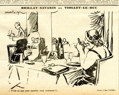 صريح ، ساخر في أبيض وأسود بواسطة جول هابيل فافر