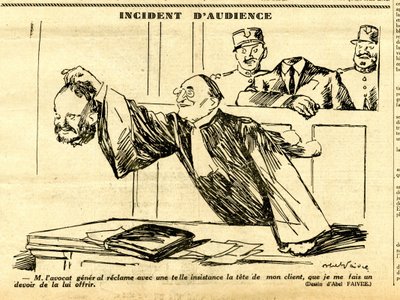 صريح ، ساخر في أبيض وأسود بواسطة جول هابيل فافر