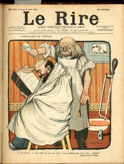 غلاف "" Le Lire "، رقم 278 ، Satirique en Colours بواسطة جول هابيل فافر