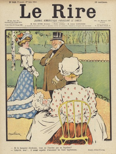 رسم توضيحي لـ Le Rire بواسطة جول هابيل فافر