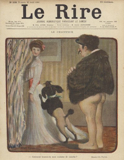 رسم توضيحي لـ Le Rire بواسطة Jules Abel Faivre