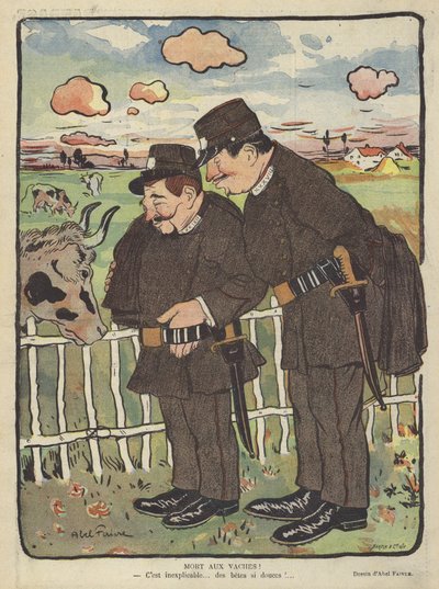 رسم توضيحي لـ Le Rire بواسطة Jules Abel Faivre