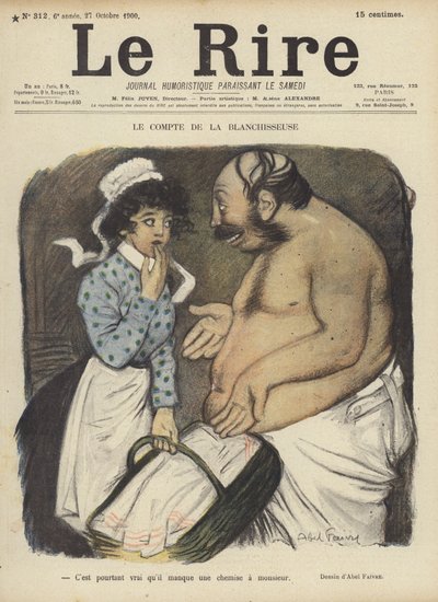 رسم توضيحي لـ Le Rire بواسطة جول هابيل فافر