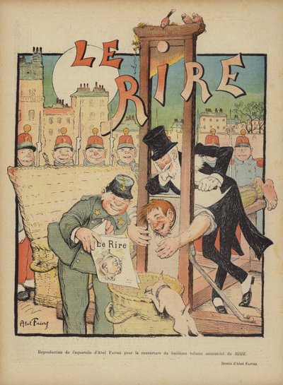 رسم توضيحي لـ Le Rire بواسطة جول هابيل فافر