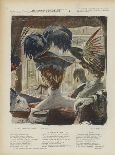 رسم توضيحي لـ Le Rire بواسطة Jules Abel Faivre