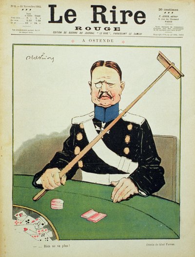 "لا شيء يسير بعد الآن" ، الغلاف الأمامي لـ "Le Rire Rouge" ، 21 نوفمبر 1915 بواسطة جول هابيل فافر