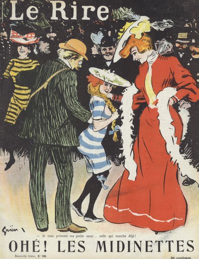 رسم توضيحي لـ Le Rire بواسطة Jules Alexandre Gruen or Grun
