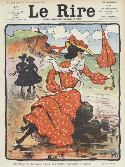 رسم توضيحي لـ Le Rire بواسطة Jules Alexandre Gruen or Grun