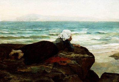 تطل على البحر ، بواسطة Jules Breton