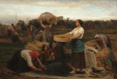 حصاد الكرنب اللفت ، 1860. بواسطة جول بريتون