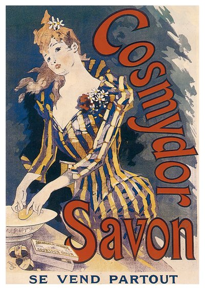 صابون Cosmydor ، 1891 بواسطة جول تشيريت