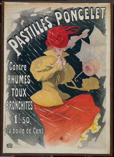 أقراص Poncelet ، 1896. بواسطة جول تشيريت