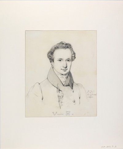 صورة لفيكتور هوغو 1802-1885 ، 1830. بواسطة جول كلود زيغلر