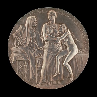 رمزية القتال ضد الموت ، 1906. بواسطة جولز كليمنت القس