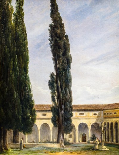 الجزء الداخلي من الدير بواسطة جول كونييه