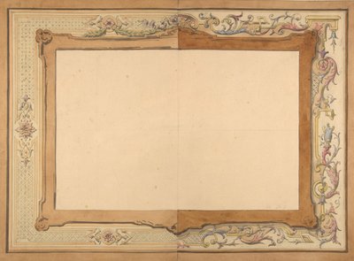 تصميم لسقف ، النصف الثاني من القرن التاسع عشر. التأليف: Jules-Edmond-Charles Lachaise ، Eugène-Pierre Gourdet. بواسطة جول إدموند تشارلز لاشيز ويوجين بيير جورديه