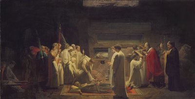 الشهداء في سراديب الموتى ، 1855 بواسطة جول يوجين لينيبفو