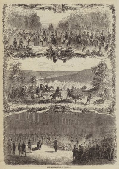 The Imperial Hunt at Compeigne بواسطة جولز جيلدارو