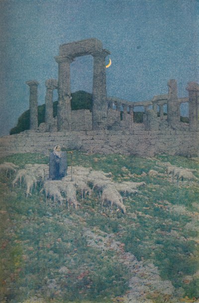 معبد بوسيدون وأثينا أو إيجينا ، 1913 بواسطة جول جويرين