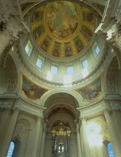 المنظر الداخلي للقبة ، 1677-1706 بواسطة جول هاردوين مانسارت
