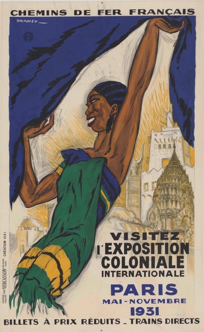 معرض باريس كولونيال الاستعماري الدولي 1931. بواسطة جول Isnard Dransy