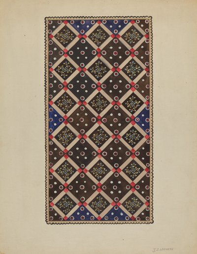بساط زر ، c. 1936. بواسطة جول ليفيفر