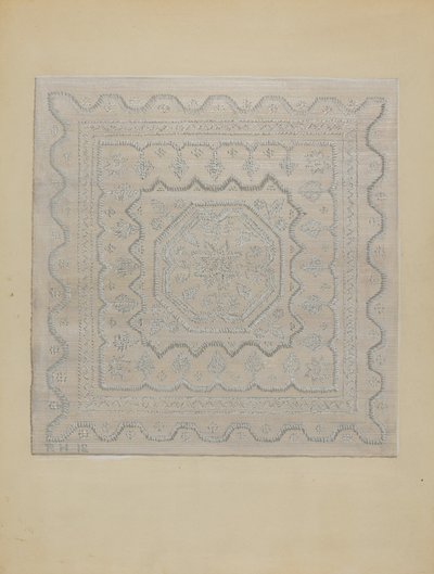 غطاء كاندلويك منسوج ، 19351942. بواسطة جول ليفيفر