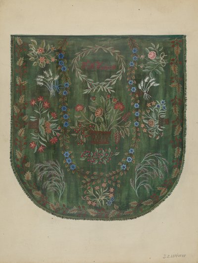غطاء مطرزة ، ج. 1936. بواسطة جول ليفيفر