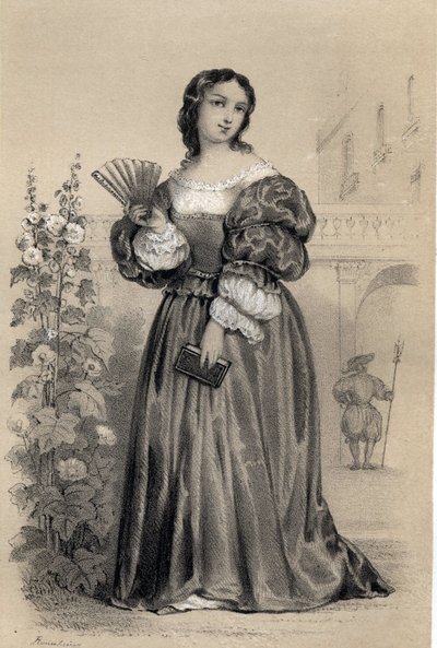 فيتوريا (فيكتوريا) كولونا (1490 - 1547) ، مركيز بيسكاير (بيسكارا) ، امرأة آداب إيطالية من بداية القرن السادس عشر ، بواسطة Jules and Raunheim Hermann David