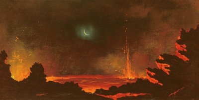بركان ، هاواي ، 1888 بواسطة Jules Tavernier