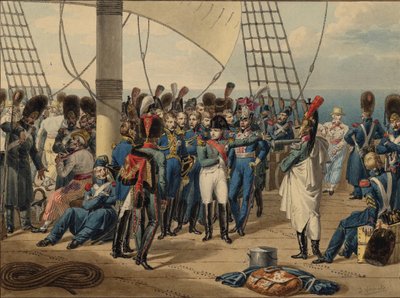 عودة نابليون من جزيرة إلبا 1815 بواسطة جول فيرنت