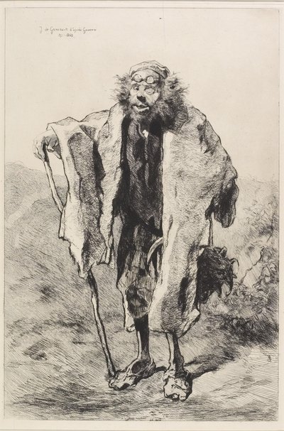 توماس فيريلوك ، 1860 بواسطة Jules de Goncourt