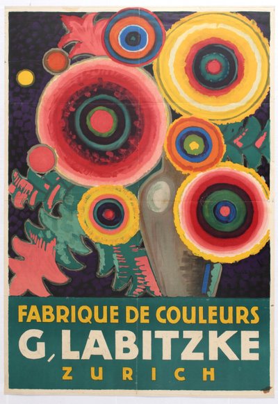 دهانات Labitzke Color ، زيورخ ، 1916. بواسطة جول دي برايتير