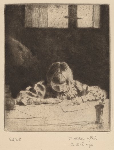 الطالب الصغير 1890. بواسطة جوليان الدين وير