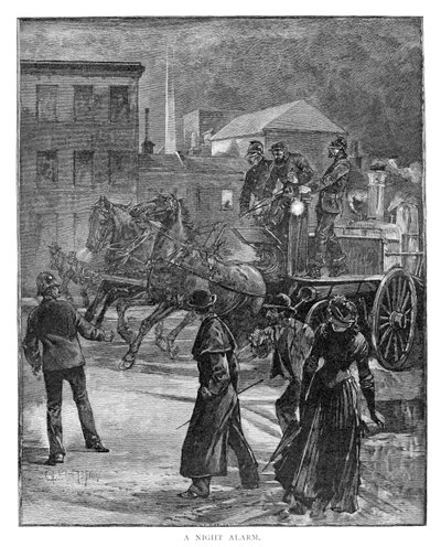 إنذار ليلي ، 1886. بواسطة جوليان أشتون