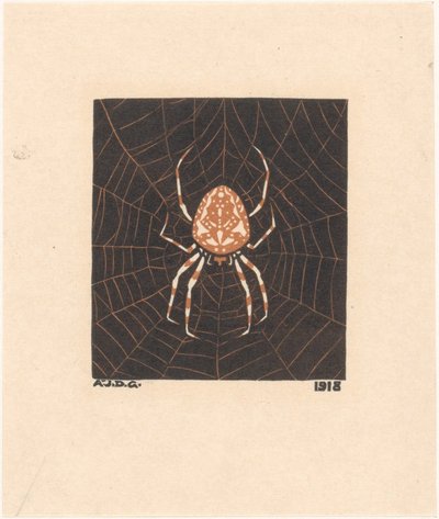 العنكبوت في الويب بواسطة Julie de Graag