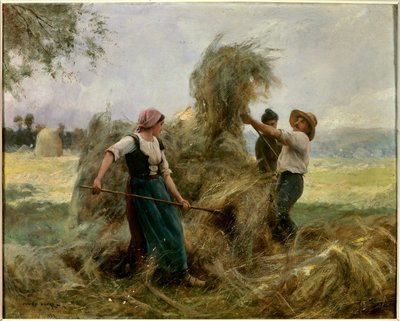 التبن. لوحة جوليان دوبري (1851-1910) بواسطة جوليان دوبري