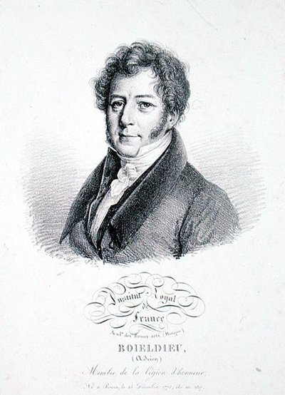 فرانسوا أدريان بوليديو (1775-1834) 1828 (ليثو) بواسطة جوليان ليوبولد (بعد) بويلي