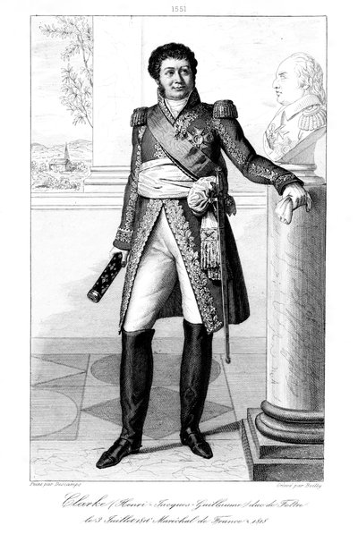 هنري جاك غيوم كلارك 1765-1818 ، دوق فيلتري ومارشال فرنسا ، 1839. بواسطة جوليان ليوبولد بويلي