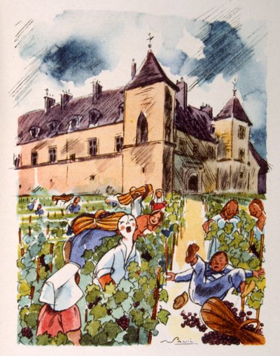 كرم فرنسي. 1944. رسم لجوليان بافيل بواسطة جوليان بافيل