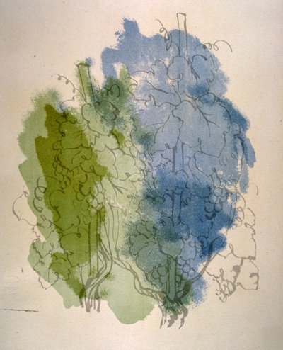 رسم نبيذ فكاهي عام 1946 ، رسم توضيحي لجوليان بافيل بواسطة جوليان بافيل