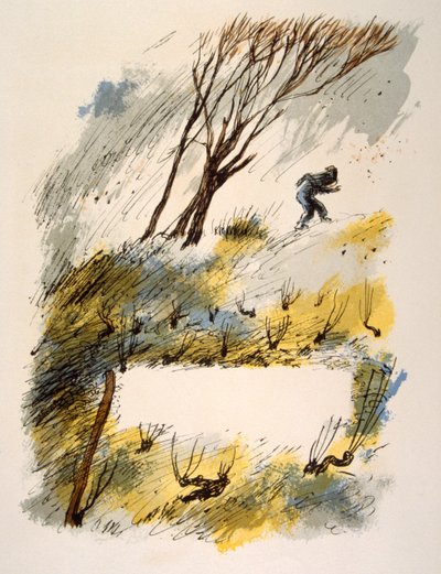 رسم نبيذ فكاهي عام 1946 ، رسم توضيحي لجوليان بافيل بواسطة جوليان بافيل