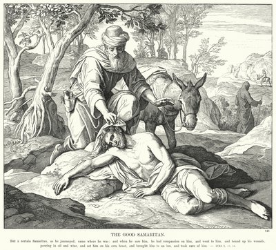 السامري الصالح (نقش) بواسطة يوليوس (بعد) شنور فون كارولسفيلد