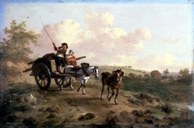 الذهاب إلى السوق (زيت على اللوح) (للزوج انظر 106158) بواسطة يوليوس قيصر إبيتسون