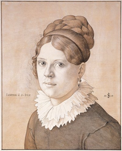 صورة لهينرييت شنور فون كارولسفيلد ، 1817 بواسطة يوليوس شنور فون كارولزفيلد