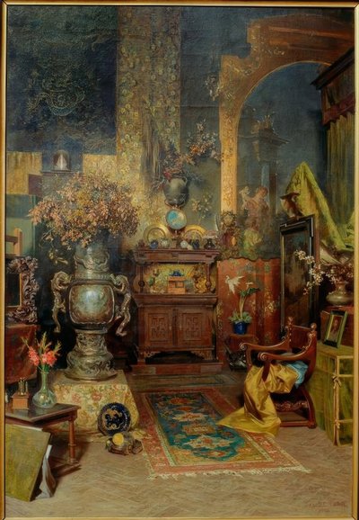 Atelierinterieur بواسطة جوليوس فيكتور بيرجر