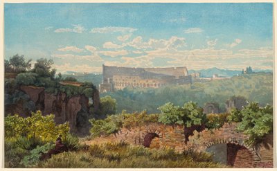 يُرى الكولوسيوم من تل بالاتين بواسطة يوليوس زيلكي