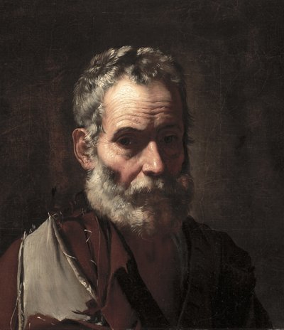 رجل عجوز ، ج .1635 بواسطة جوسيبي دي ريبيرا